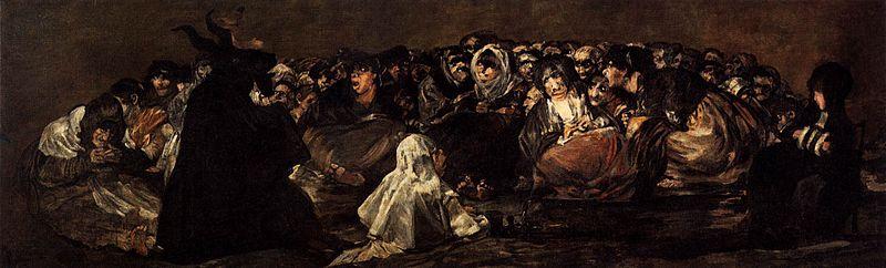 Francisco de Goya Witches Sabbath Germany oil painting art